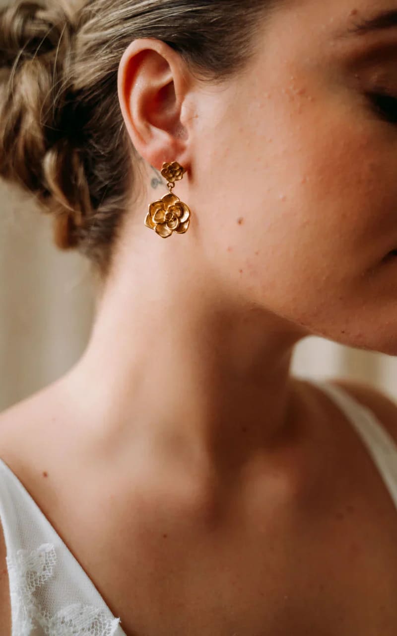 Luna + Stone- Dahlia Earrings - jewelry