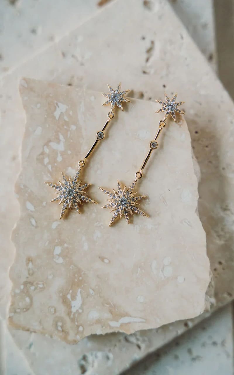 Luna & Stone- Gemini Earrings - jewelry