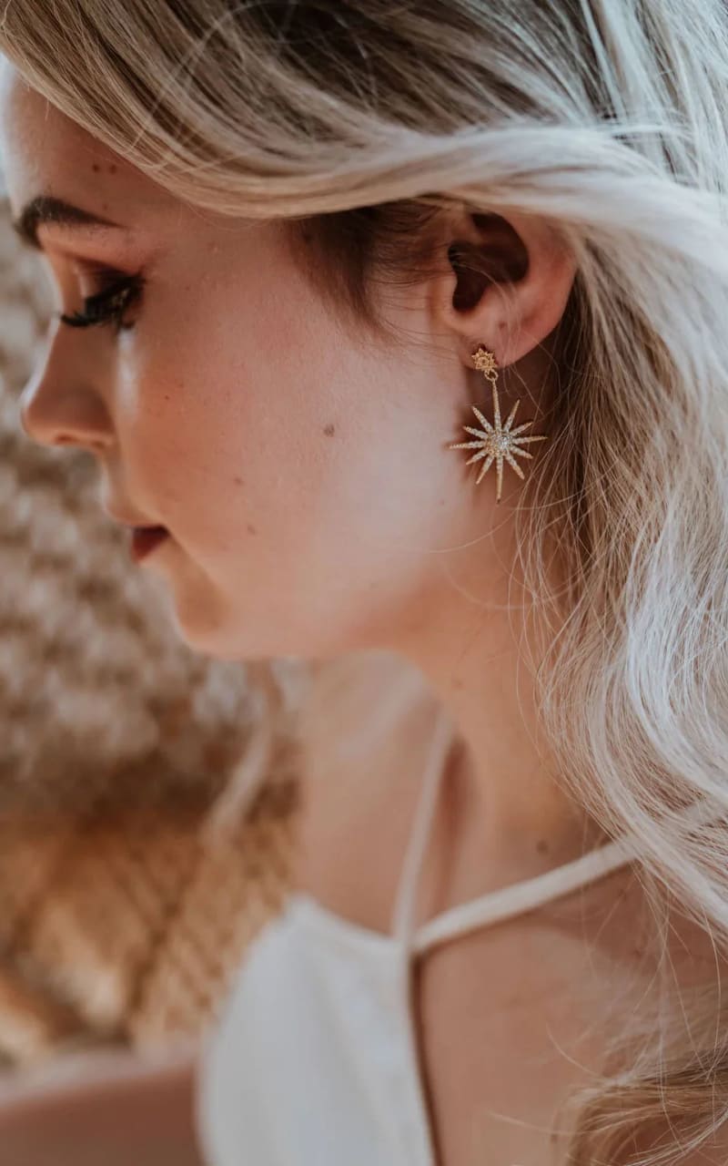 Luna + Stone- Lyra Earrings - jewelry