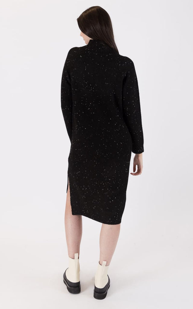Lyla + Luxe- Hannah Mock Neck Sweater Dress - dress