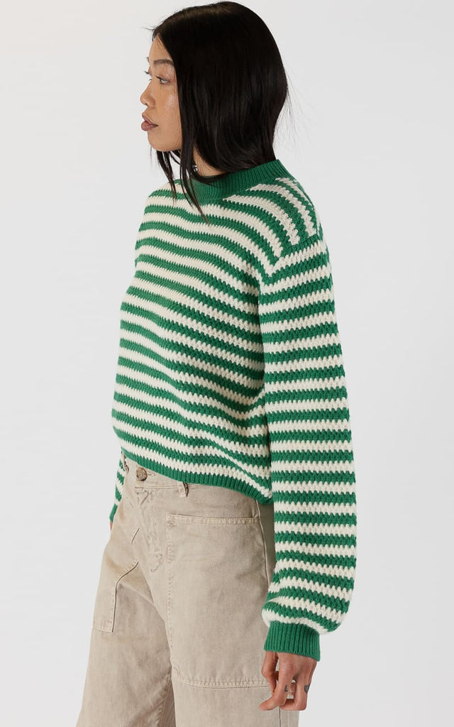 Lyla + Luxe- Kitten Stripped Sweater - sweater
