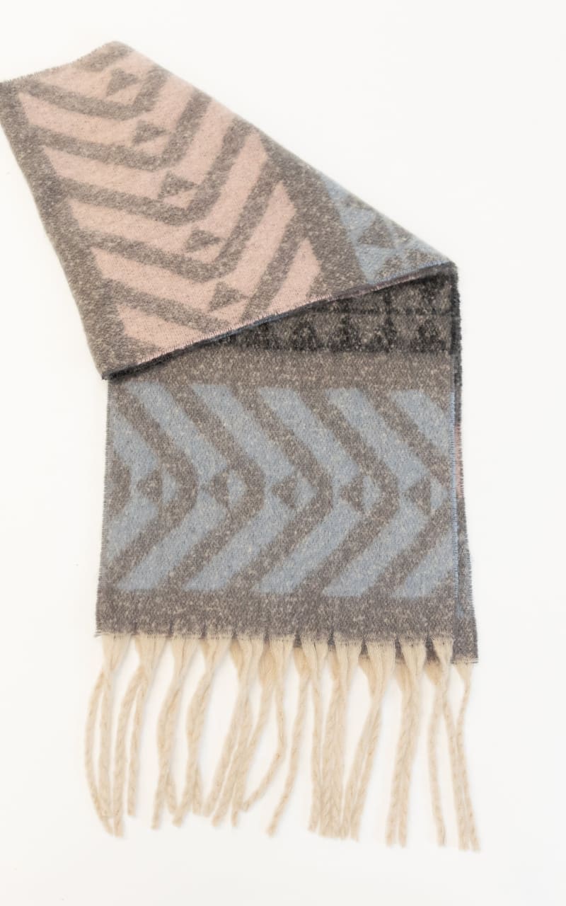 Lyla + Luxe- Printed Scarf - Geometric