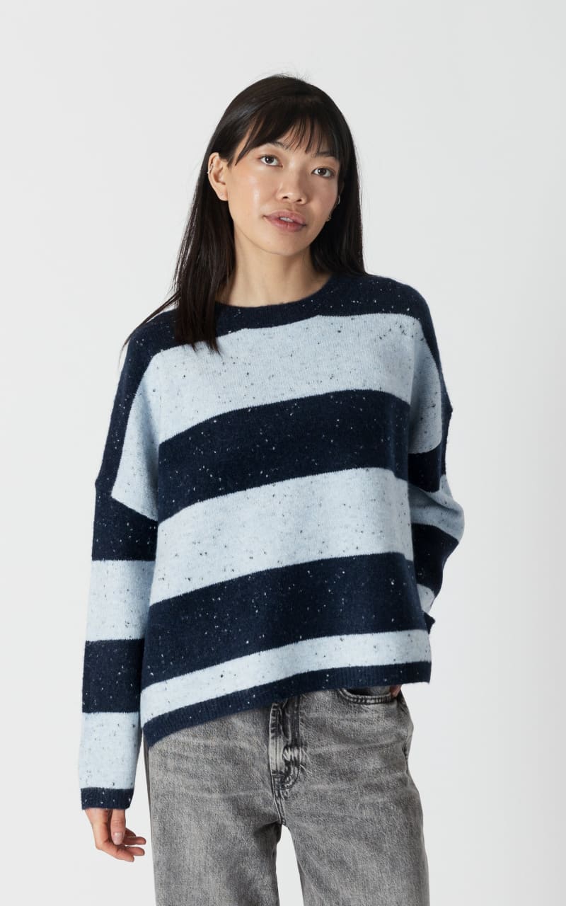 Lyla + Luxe- Ravian Striped Sweater - XS - sweater