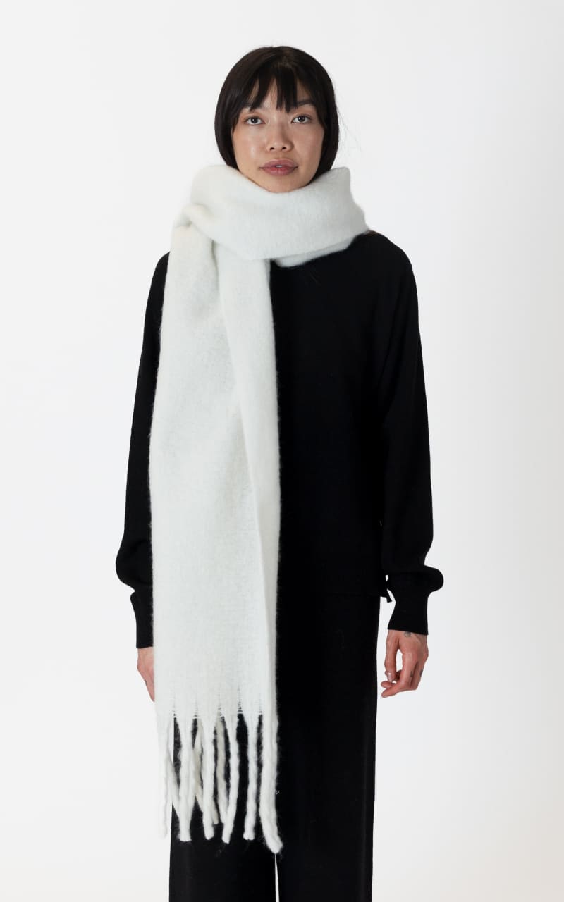 Lyla + Luxe- Solid Scarf - White