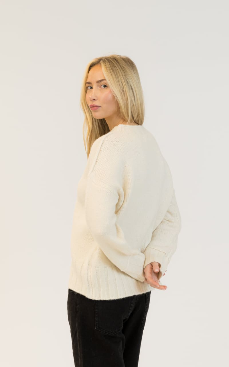 Lyla + Luxe- Tanya Crewneck Sweater - SWEATER & SWEATSHIRT