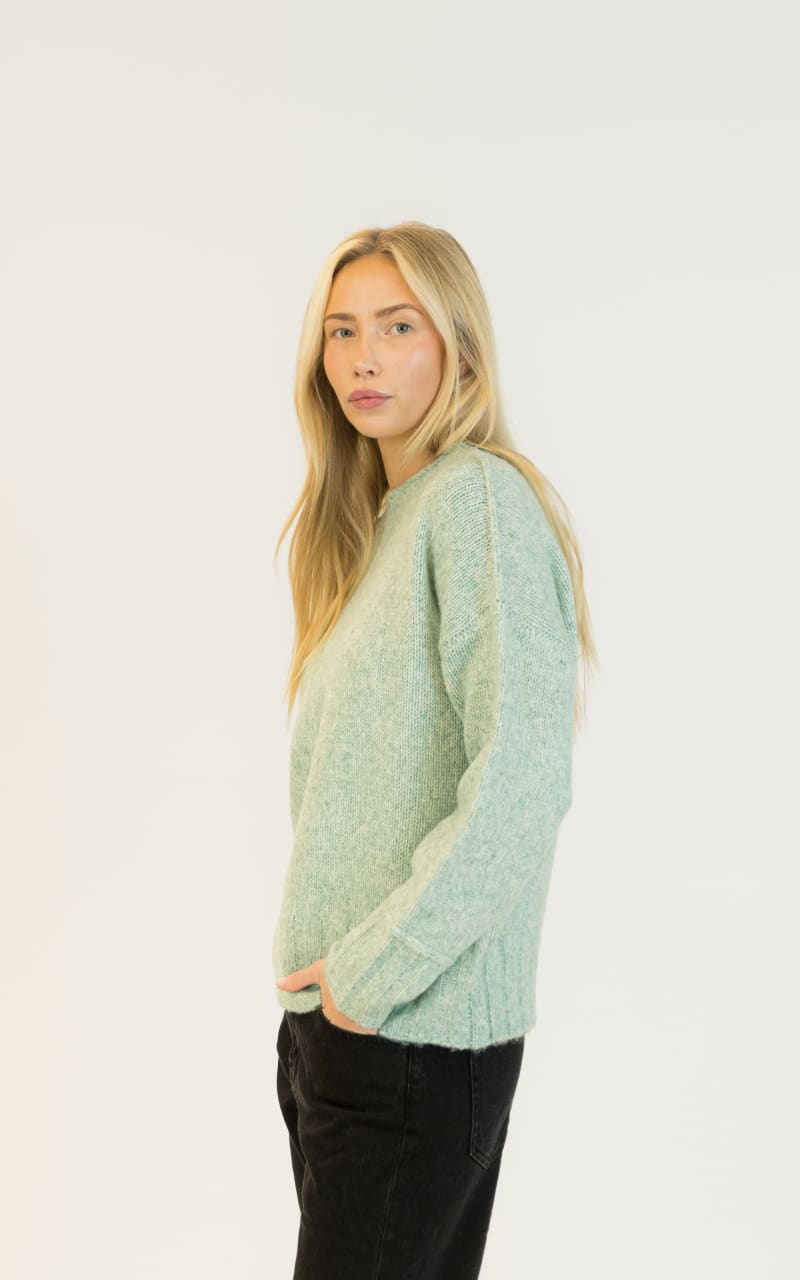 Lyla + Luxe- Tanya Crewneck Sweater - SWEATER & SWEATSHIRT