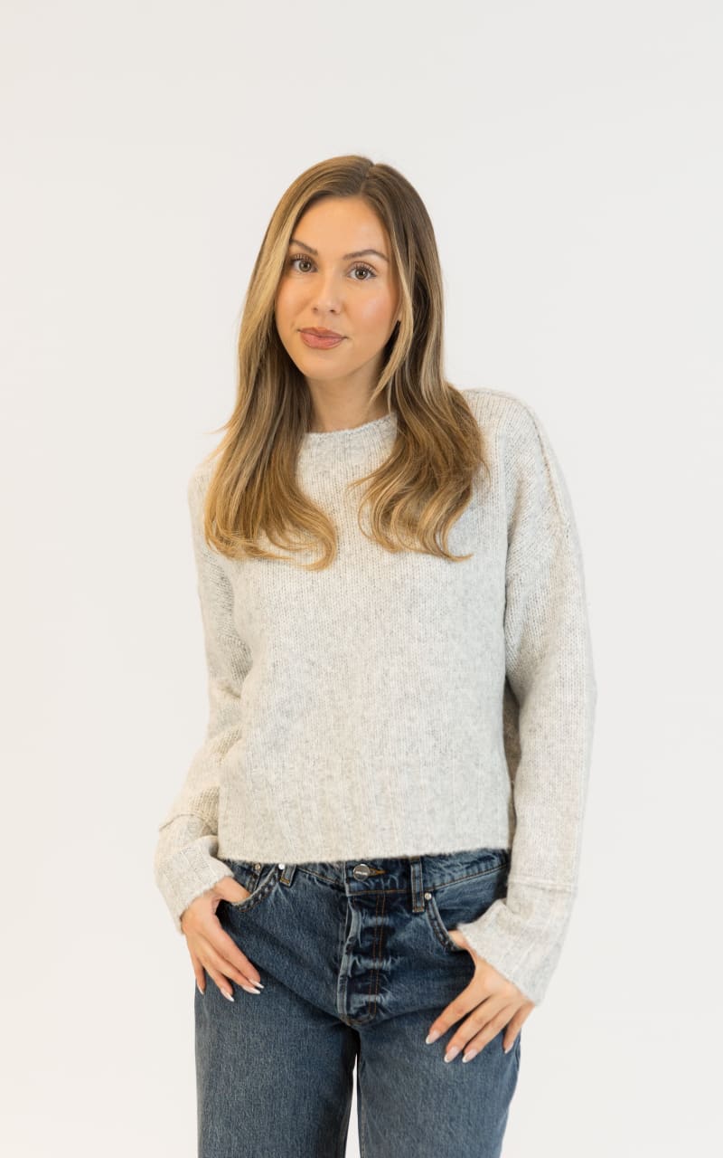 Lyla + Luxe Timmy Crewneck Sweater Caviar / XS SWEATER &