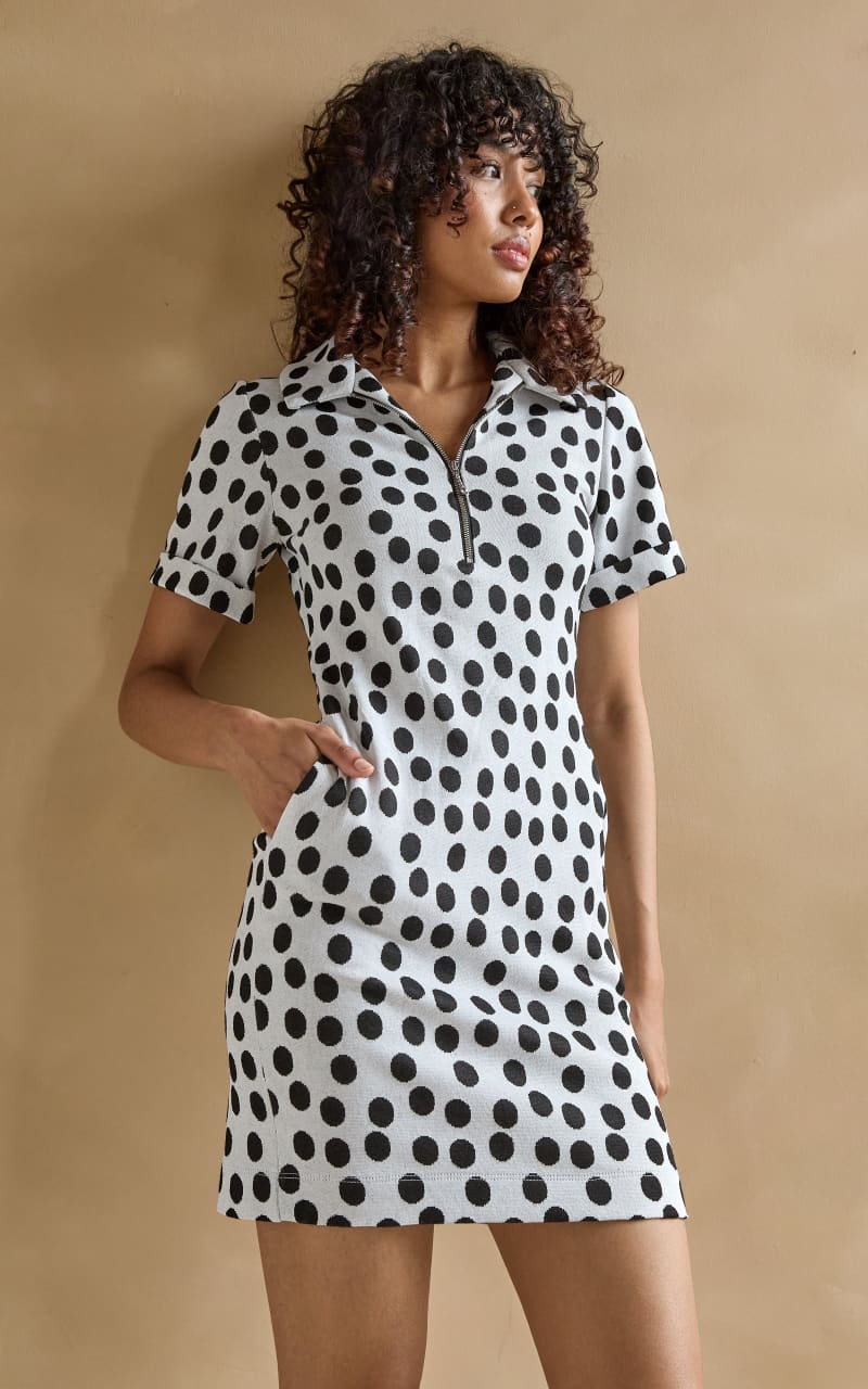 Marigold - Alison Polka Dot Dress - DRESS