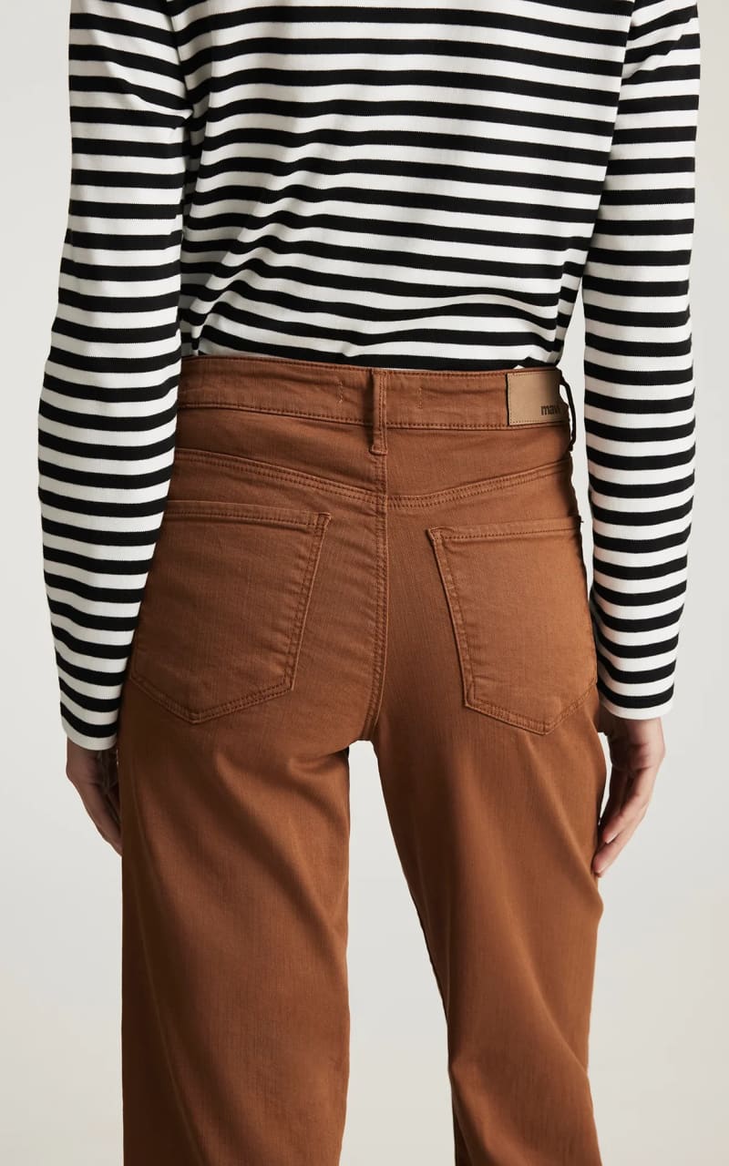 Mavi- Alena High Rise Wide Leg in Camel Flex Blue - denim
