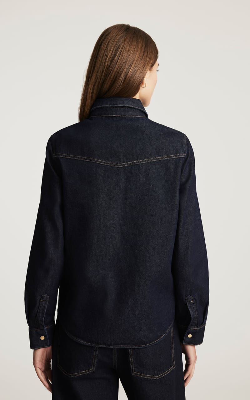 Mavi- Angela Denim Shirt in Rinse Classic - Blouses & Tops