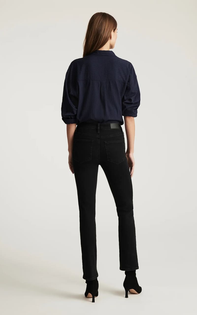 Mavi - Kendra Straight Leg Jeans in Dark Smoke Flex Blue