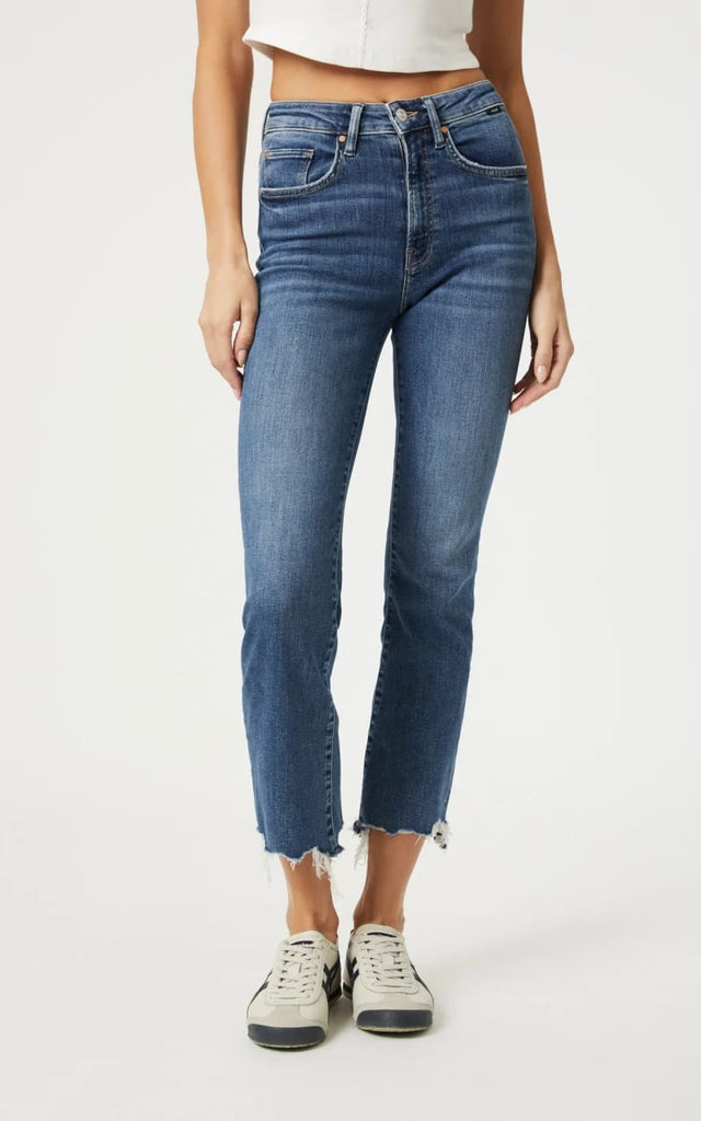 Mavi - Anika Cropped Flare Jeans - denim