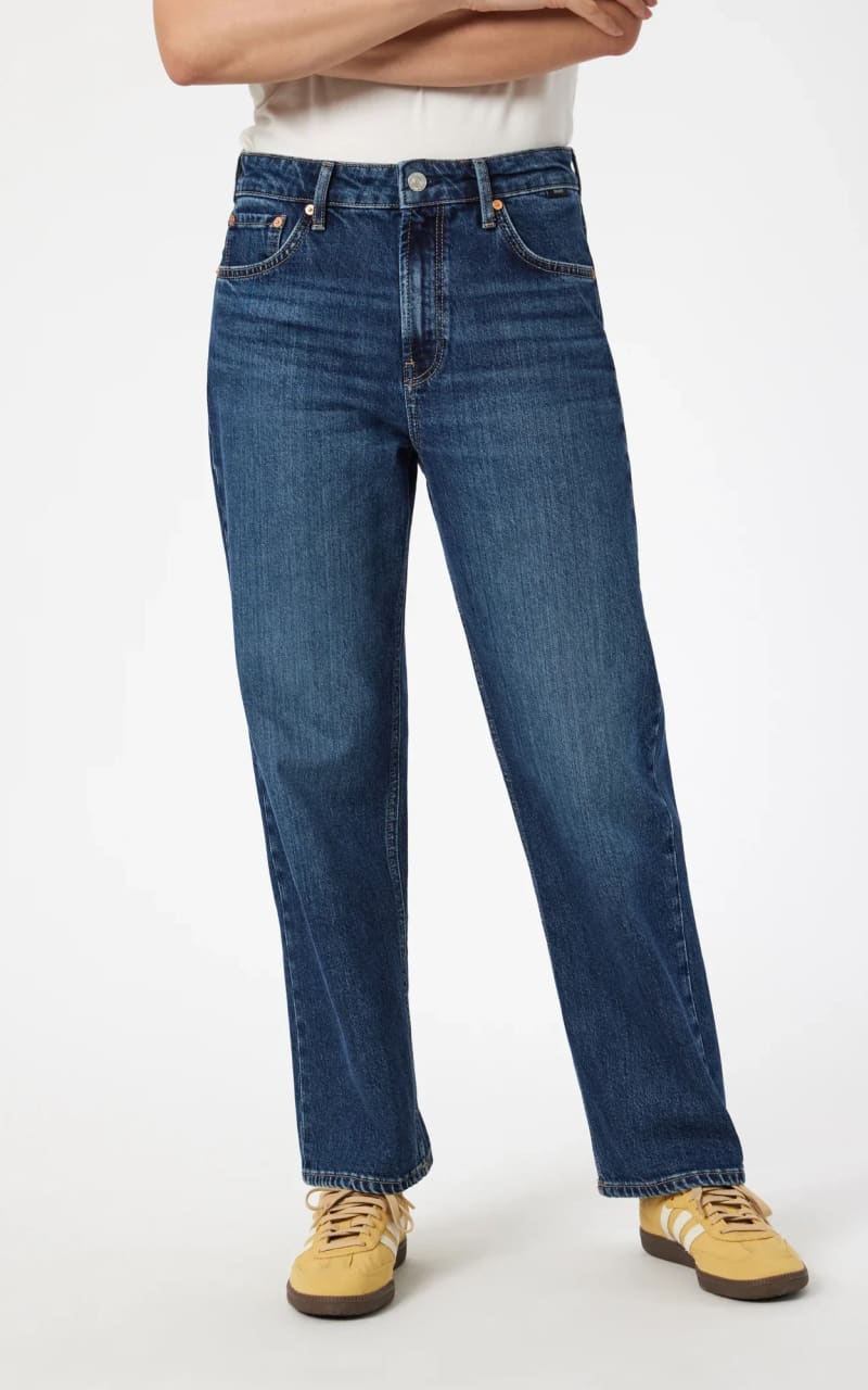 Mavi- Savannah Straight Leg in Mid Classic Blue - pant