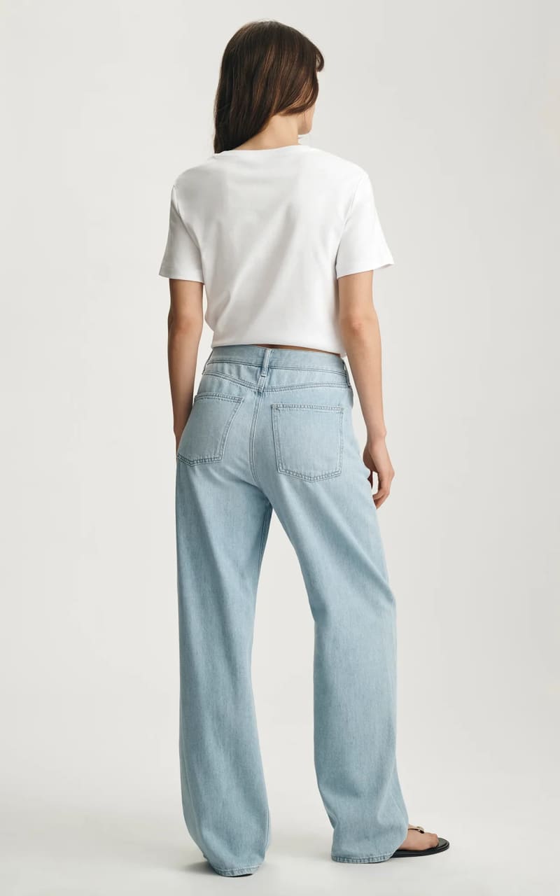 Mavi- Nella Wide Leg Jeans in Bleached Well Blue - denim