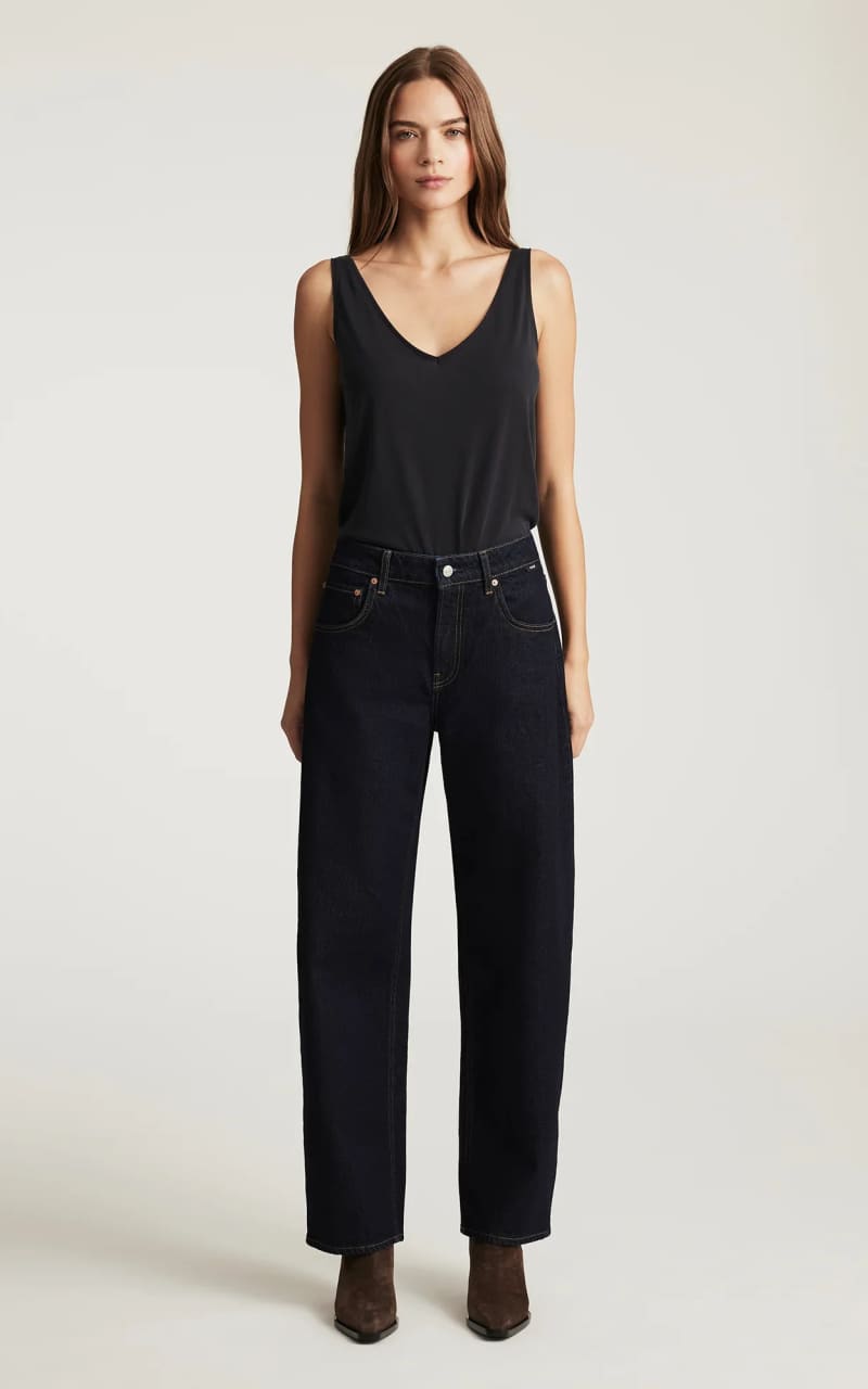 Mavi- Nica Barrel Jeans in Rinse Classic Blue - denim