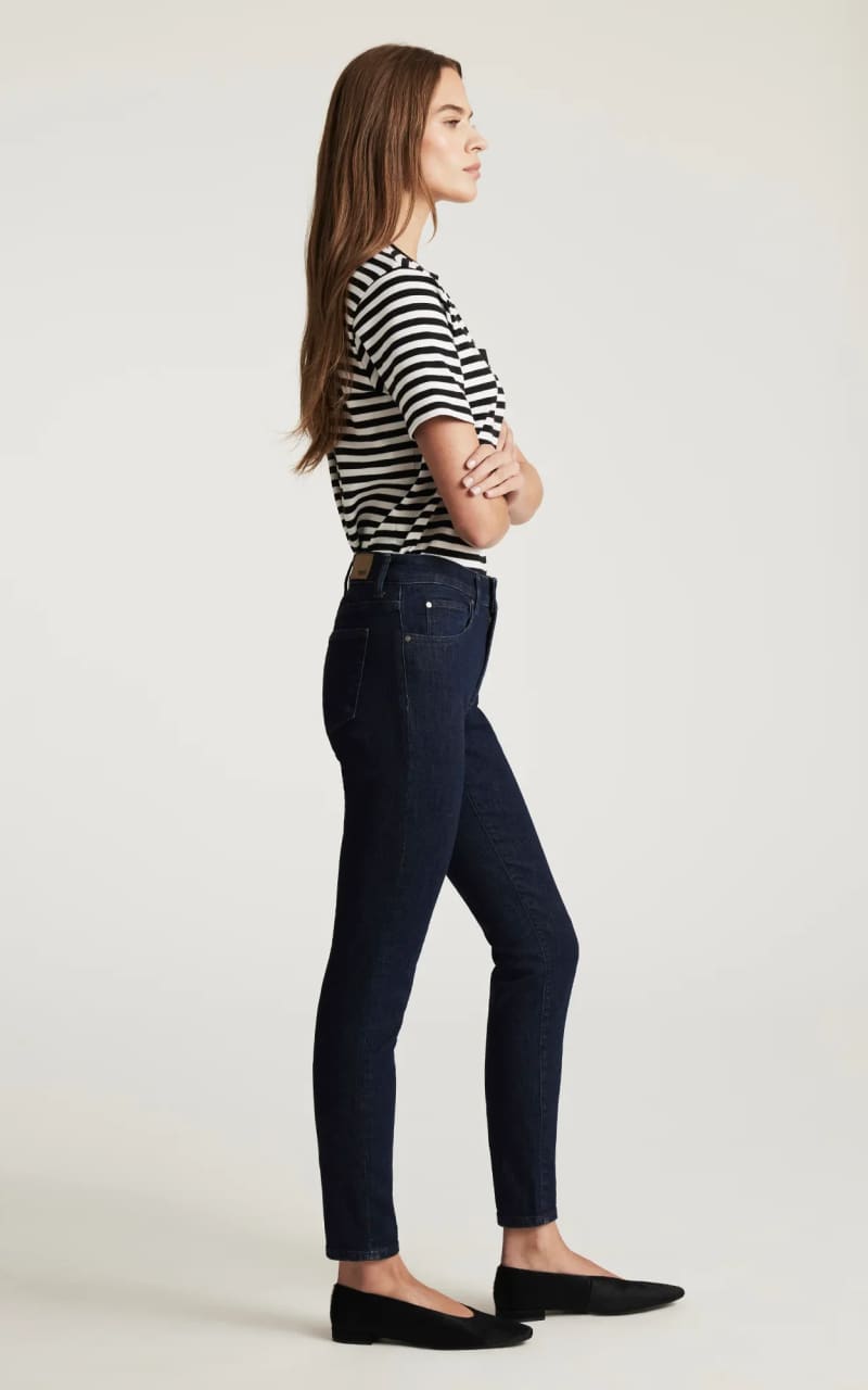 Mavi- Tess High Rise Skinny Jean in Rinse Flex Blue 29’’