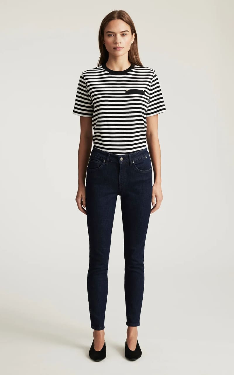 Mavi- Tess High Rise Skinny Jean in Rinse Flex Blue 29’’