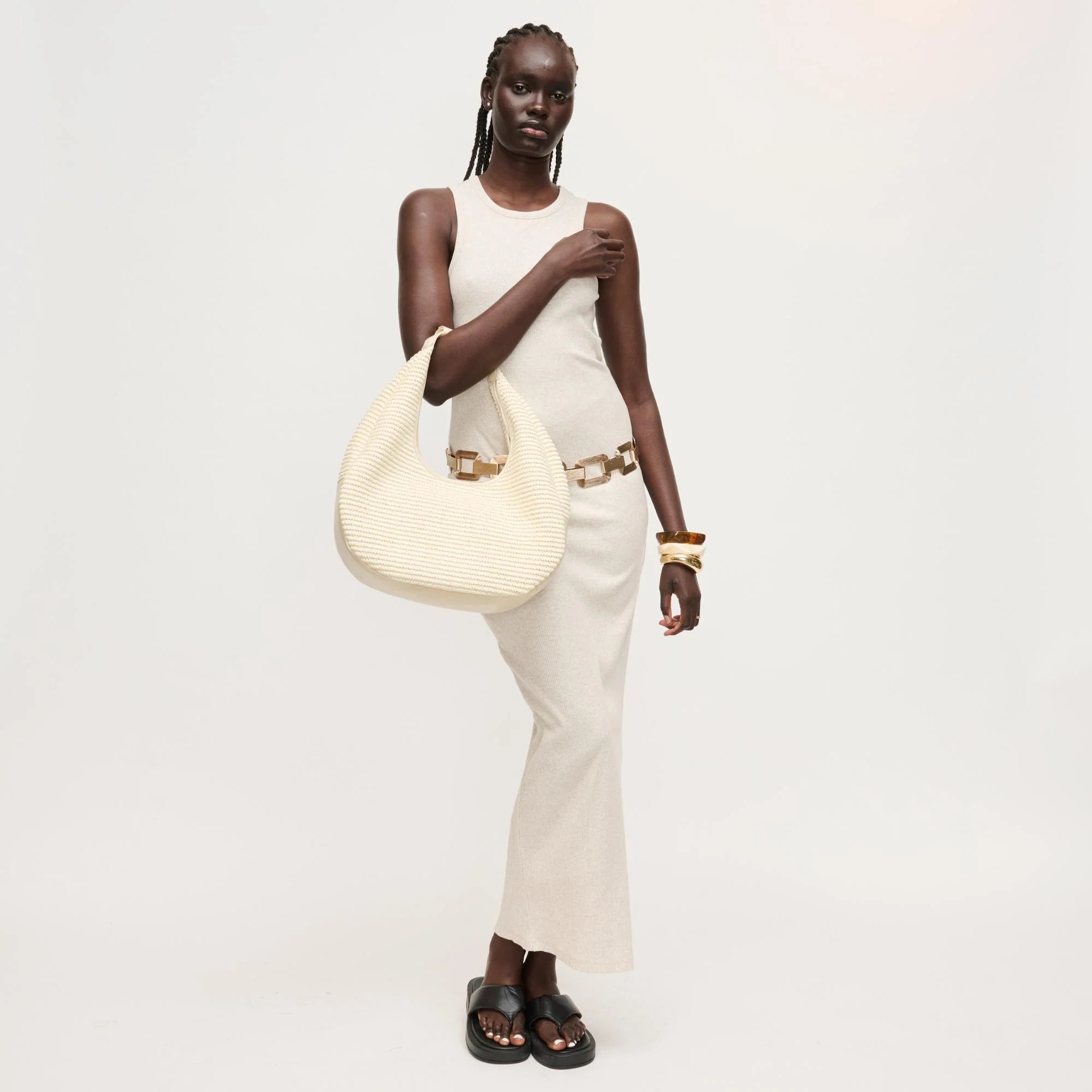 Urban Expressions- Zoey Straw Tote