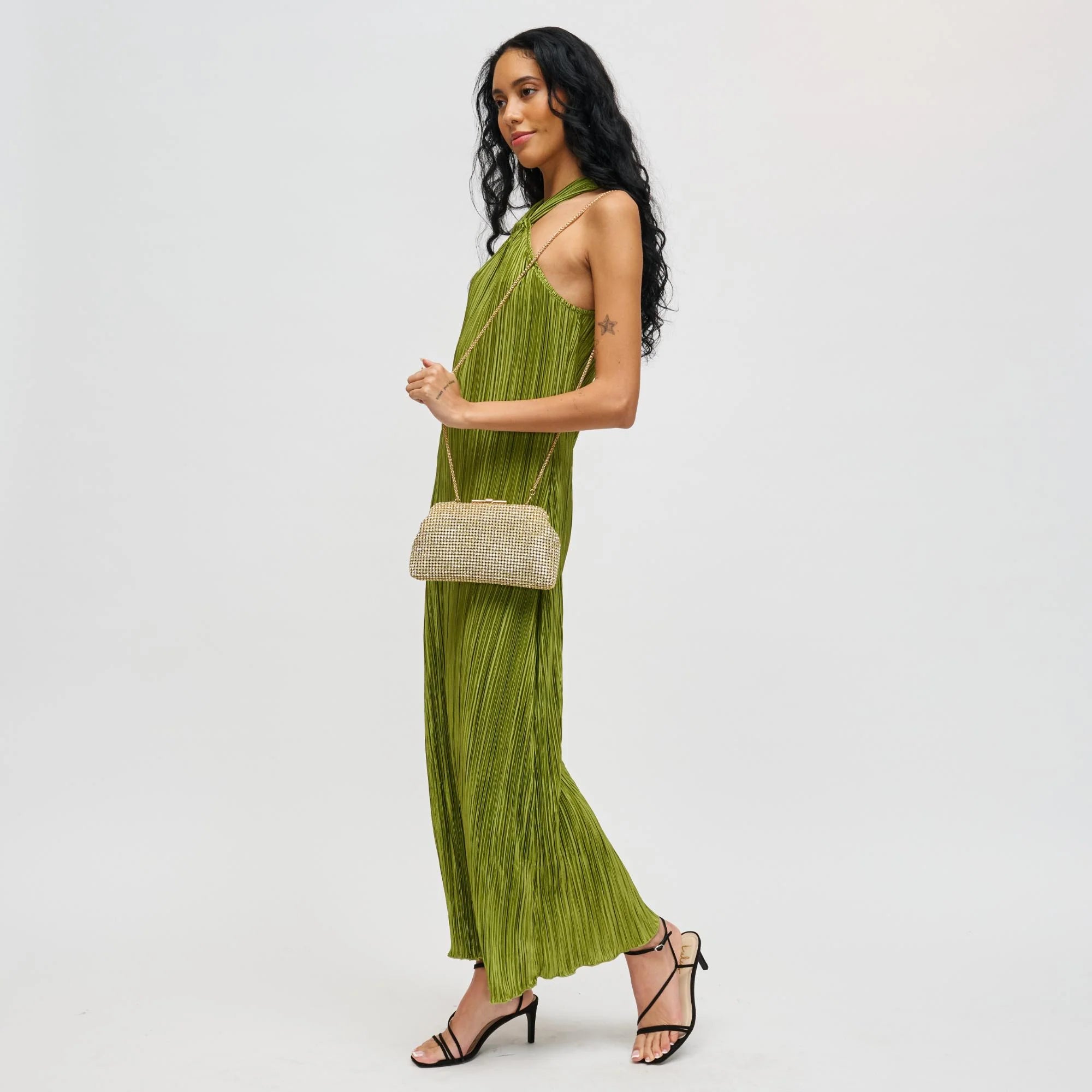 Urban Expression- Delfina Evening Bag in Gold