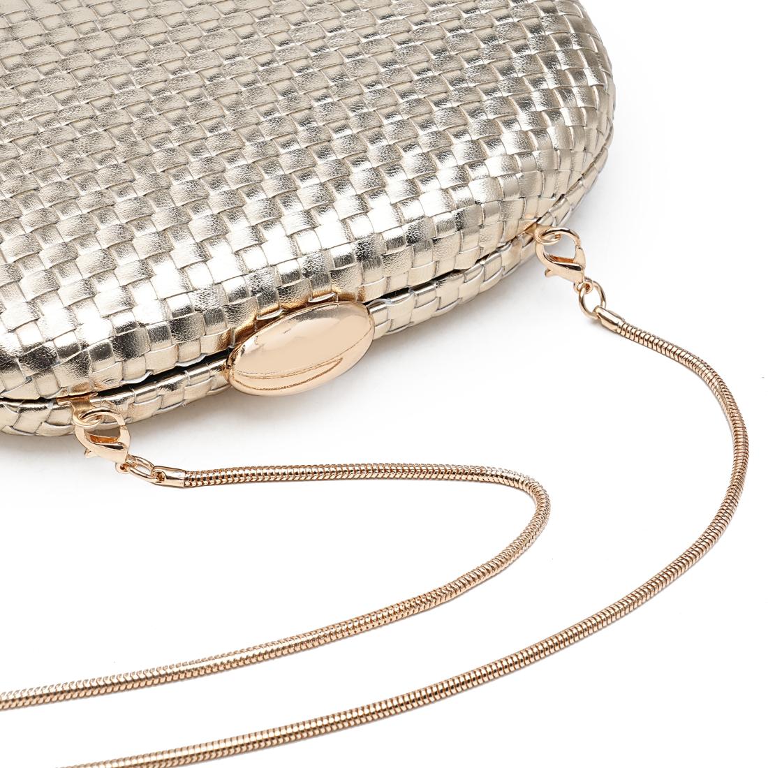 Urban Expressions- King Evening Bag in Gold