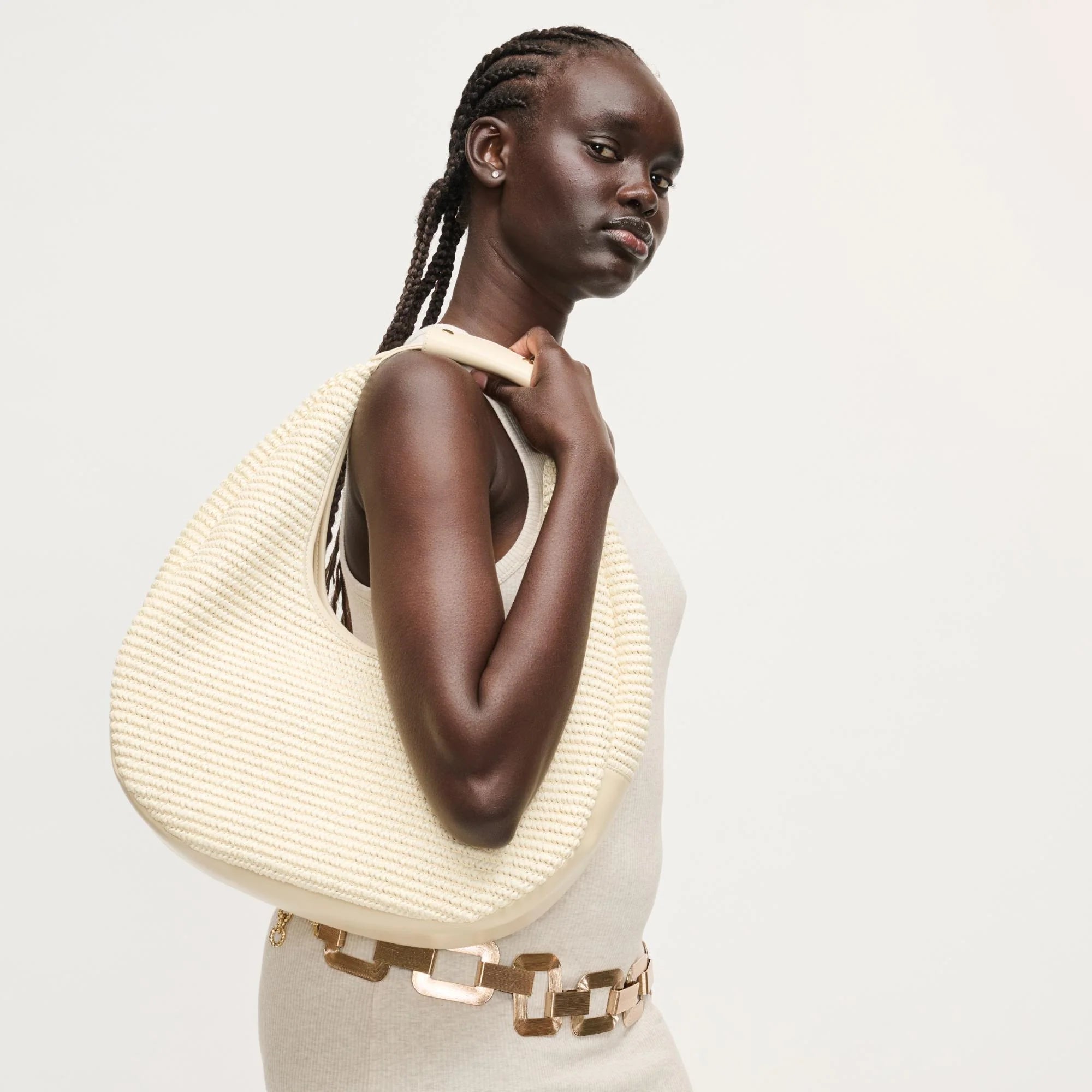 Urban Expressions- Zoey Straw Tote