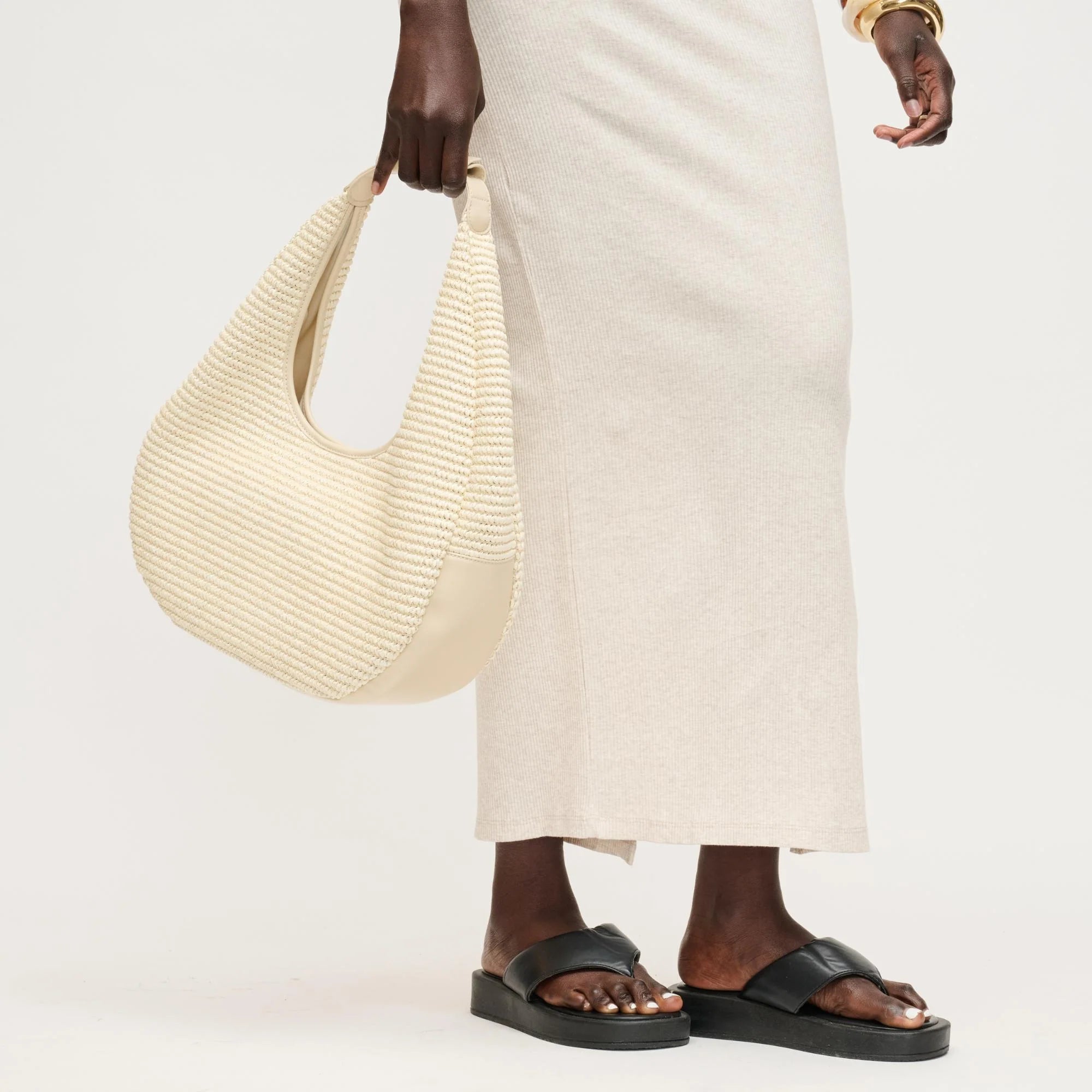 Urban Expressions- Zoey Straw Tote