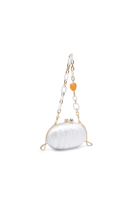 Urban Expression- Tamberla Evening Bag in Ivory