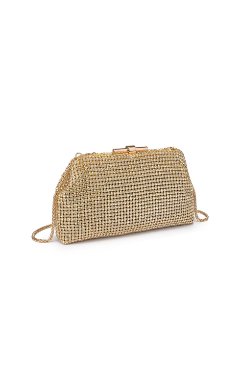 Urban Expression- Delfina Evening Bag in Gold