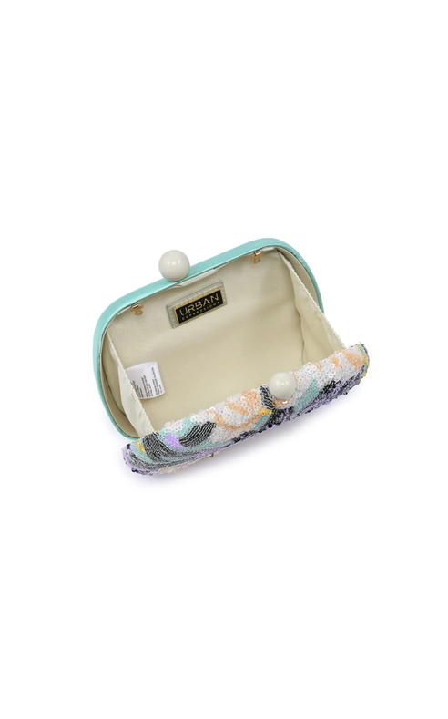 Urban Expression- Ryder Evening Bag in Green Multi