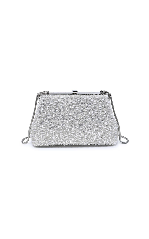 Urban Expression- Glitz Evening Bag in Ivory