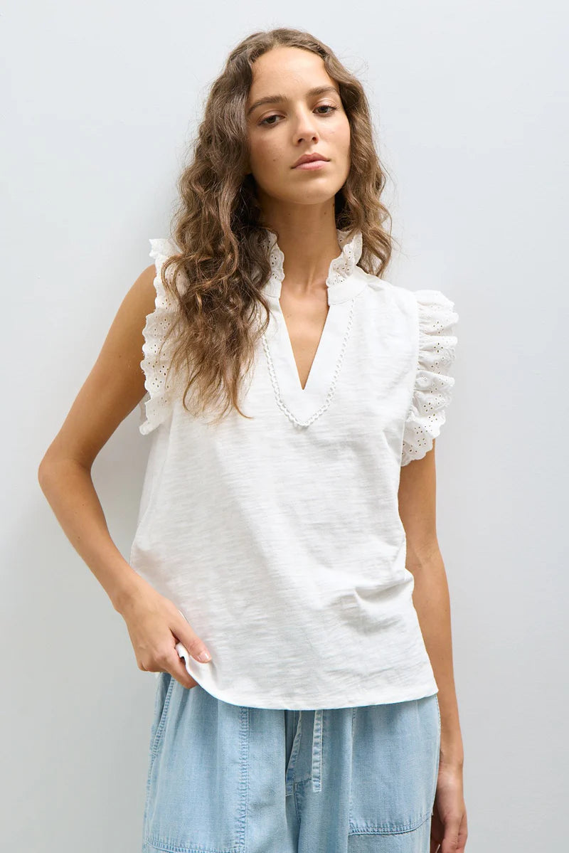 Melissa Nepton- Jodie Top in Off White