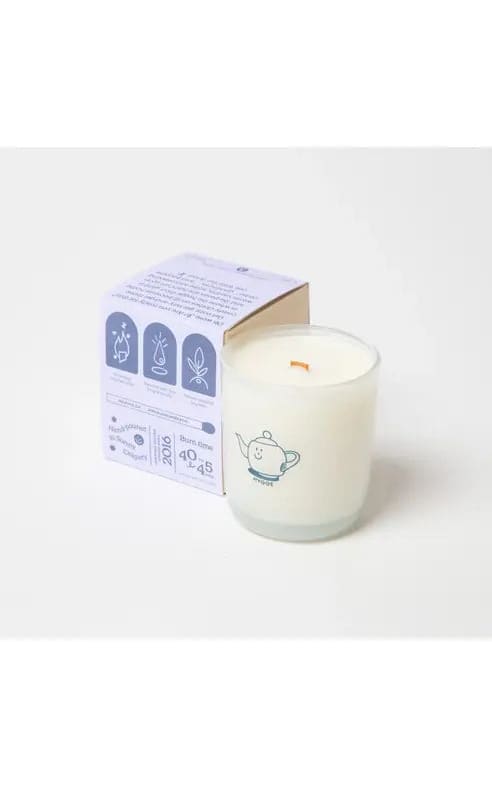 Milk Jar- Coconut Soy Wood Wick Candle in Hygge 8oz - candle