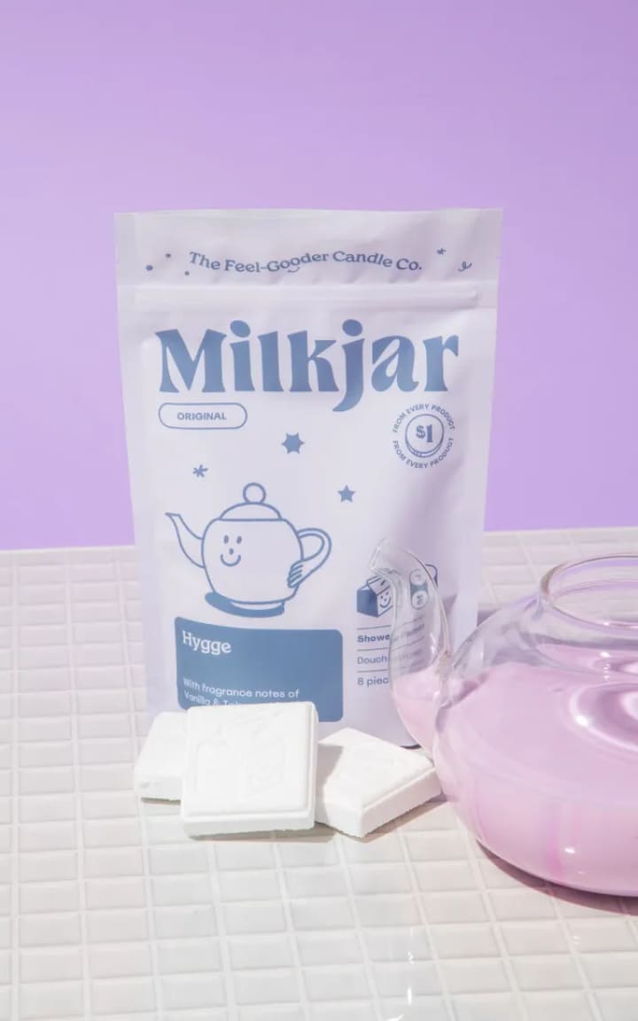 Milk Jar- Shower Steamers in Hygge - Gift & Body