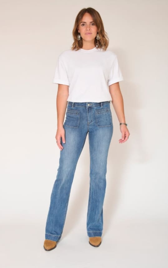 MKT Studio - Diana Wilson Jean in Ethan Wash - denim