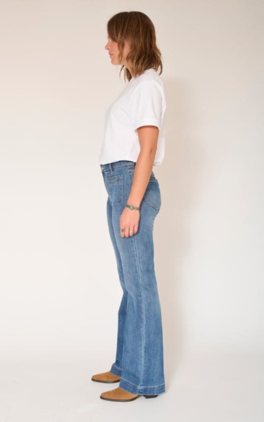 MKT Studio - Diana Wilson Jean in Ethan Wash - denim