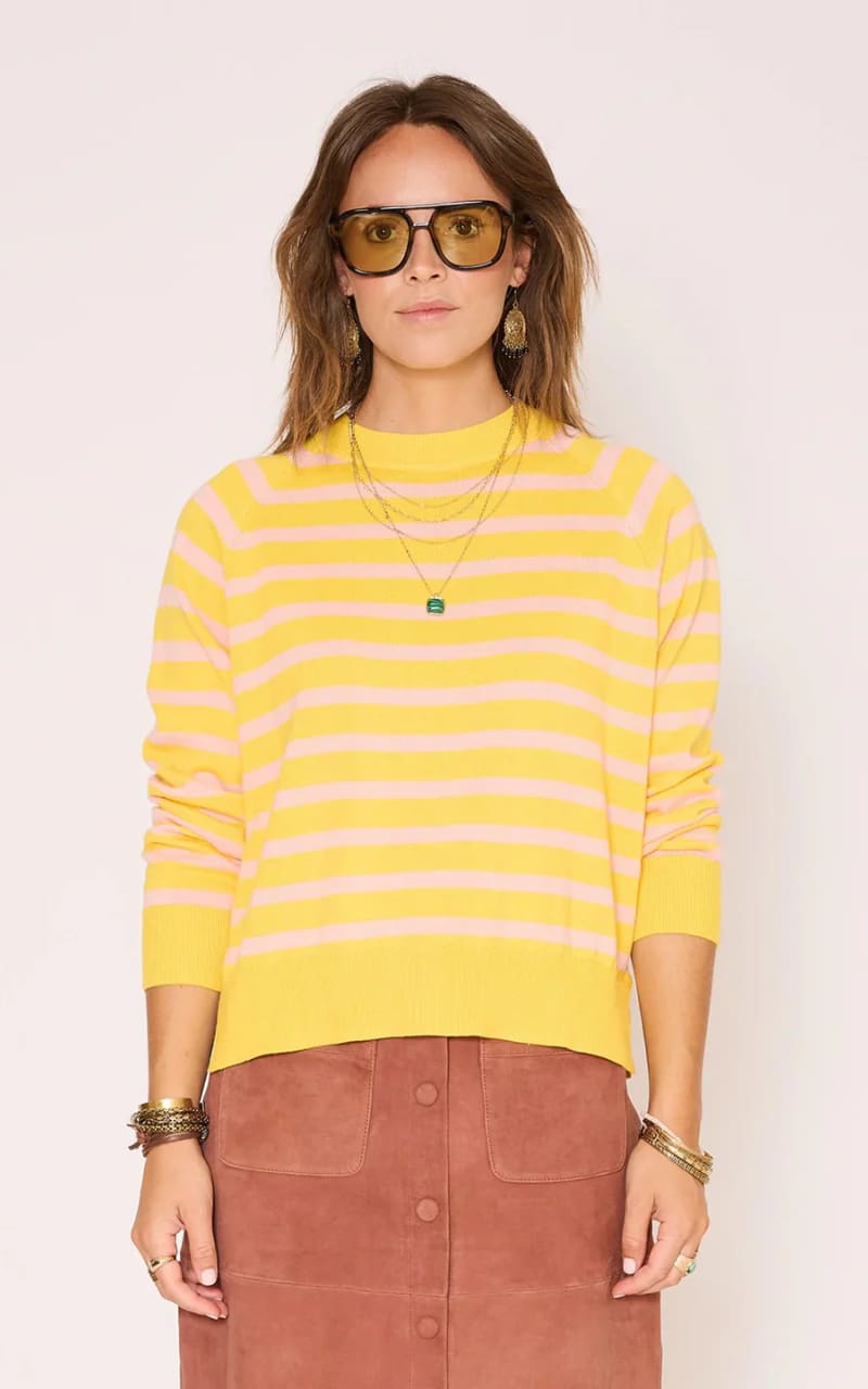 MKT Studio- Kisso Sweater in Yellow - SWEATER & SWEATSHIRT