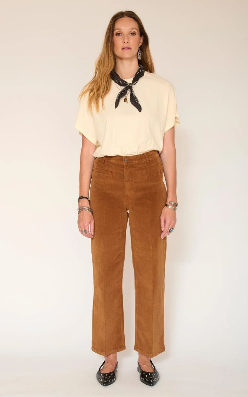 MKT Studio Paddy Velvet Pant in Camel