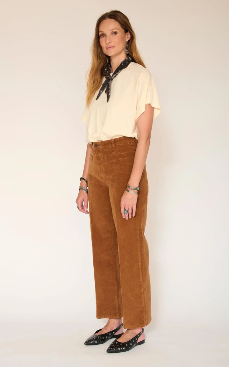 MKT Studio Paddy Velvet Pant in Camel