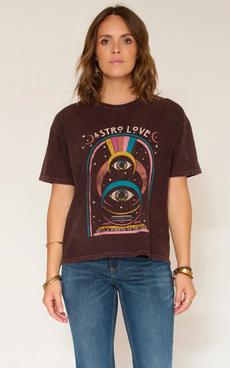 MKT Studio Tiago T Shirt in Brown SHIRT & TANK
