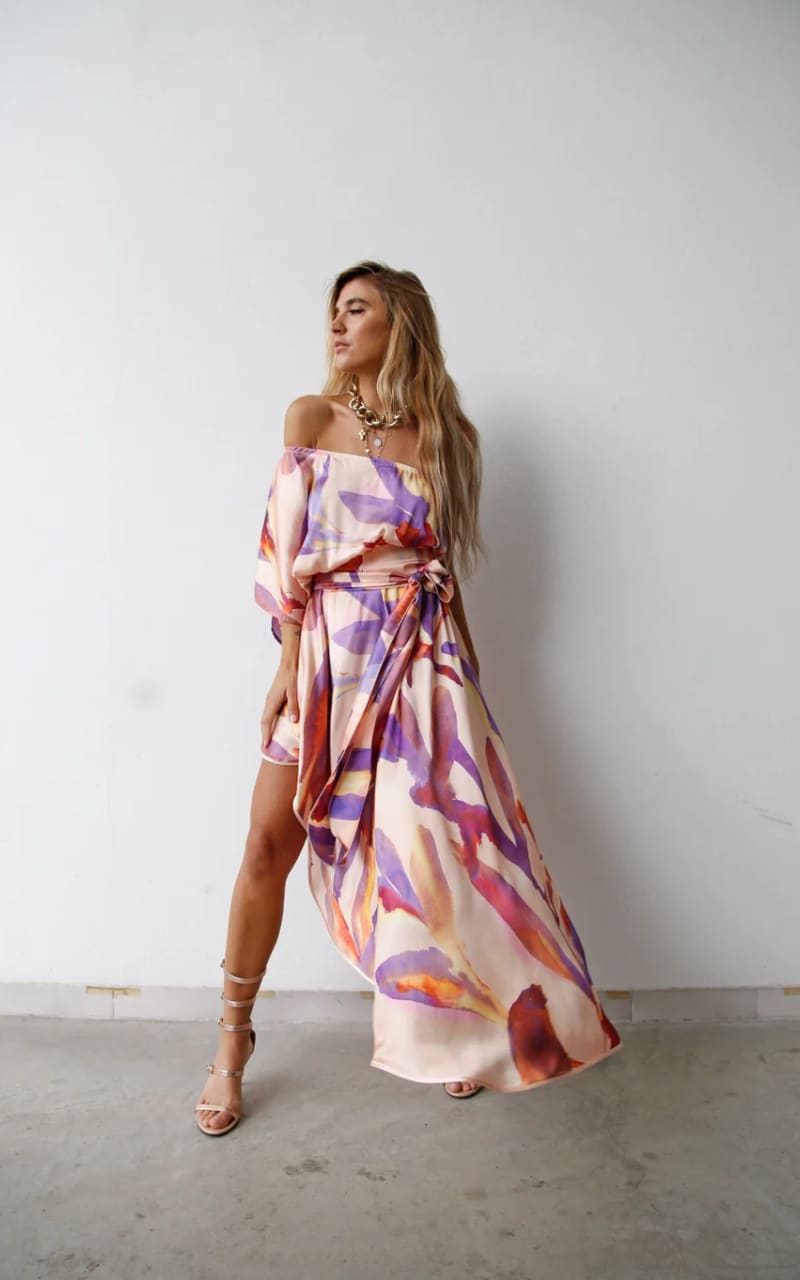 Moqette - Asymmetric One-Shoulder Dress - DRESS