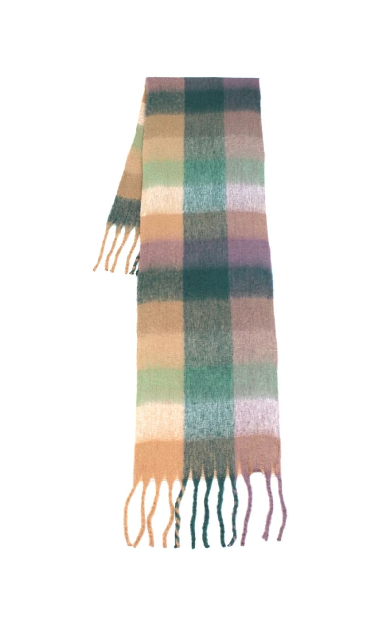 Morgan & Taylor- Emma Fringe Scarf in Teal - ACCESSORIES