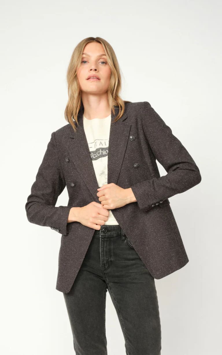 Mos Mosh Babeth Svala Blazer in Black BLAZER