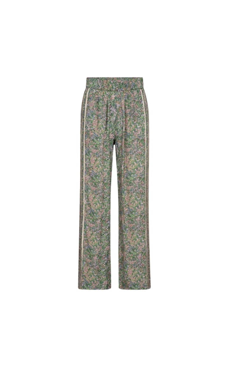 Mos Mosh- Bala Flowish Orchid Pant in Turf Green