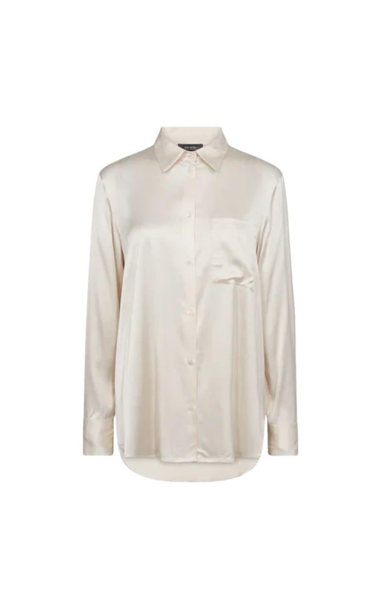 Mos Mosh - Linda Satin Shirt - Shirts & Tops