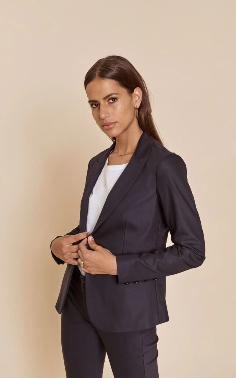 Mos Mosh- Blake Night Blazer in Navy - BLAZER