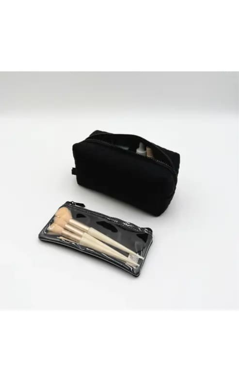 MYTAGALONGS- Framework Loaf with Brush Pouch - Black - Bag