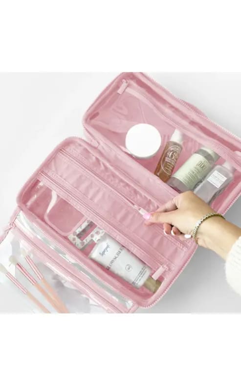 MYTAGALONGS- Framework Rectangle Hanging Toiletry Case