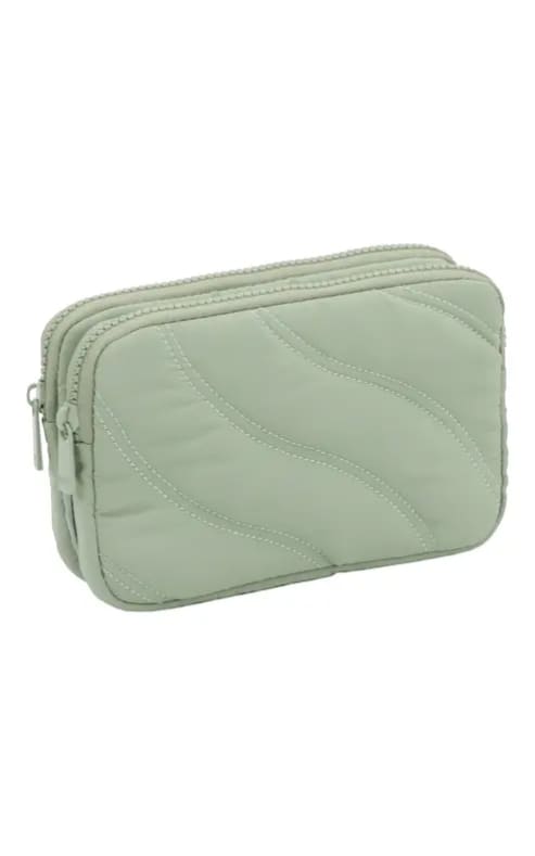 MYTAGALONGS- Rectangle Double Detachable Case - Sage - Bag