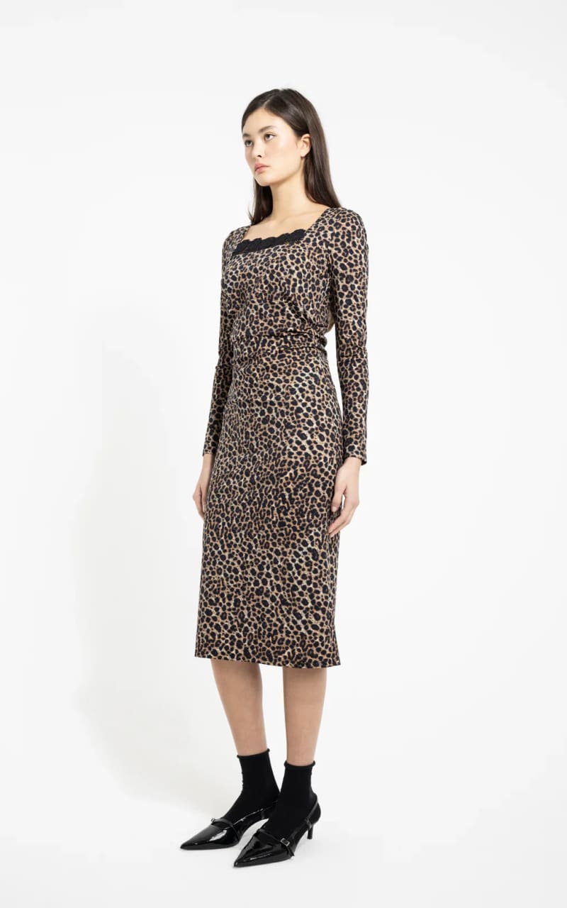 Nadya Toto- Lugano Leopard Dress - DRESS