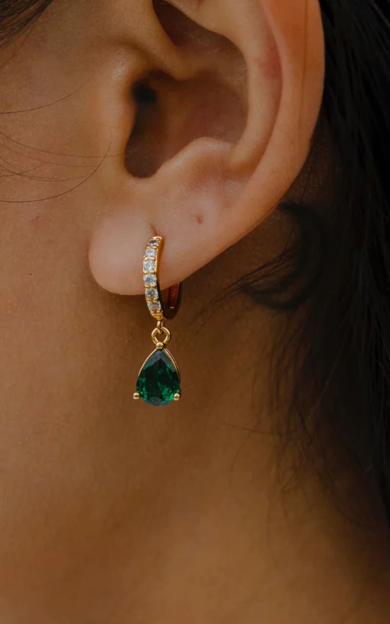 Namaste- Jenine Gold Hoops - jewelry